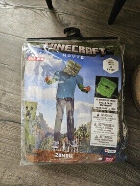 Minecraft Movie Glow-in-the-Dark Zombie Kids Costume